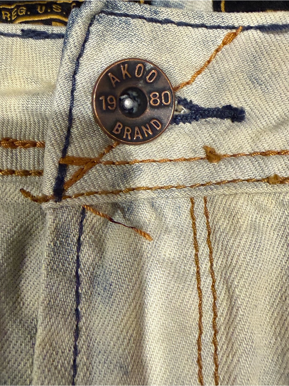 Akoo Jeans Men’s Size 34 Pre-owned. - Picture 8 of 16